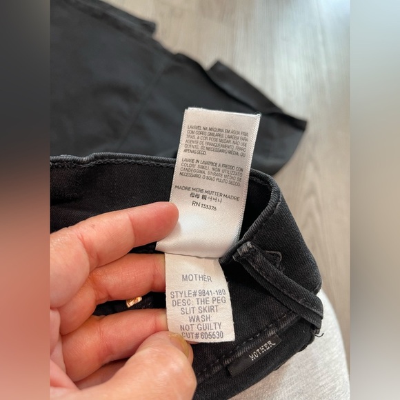 MOTHER peg slit pencil skirt size 28 - Picture 6 of 8